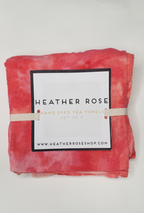 ruby tea towel set
