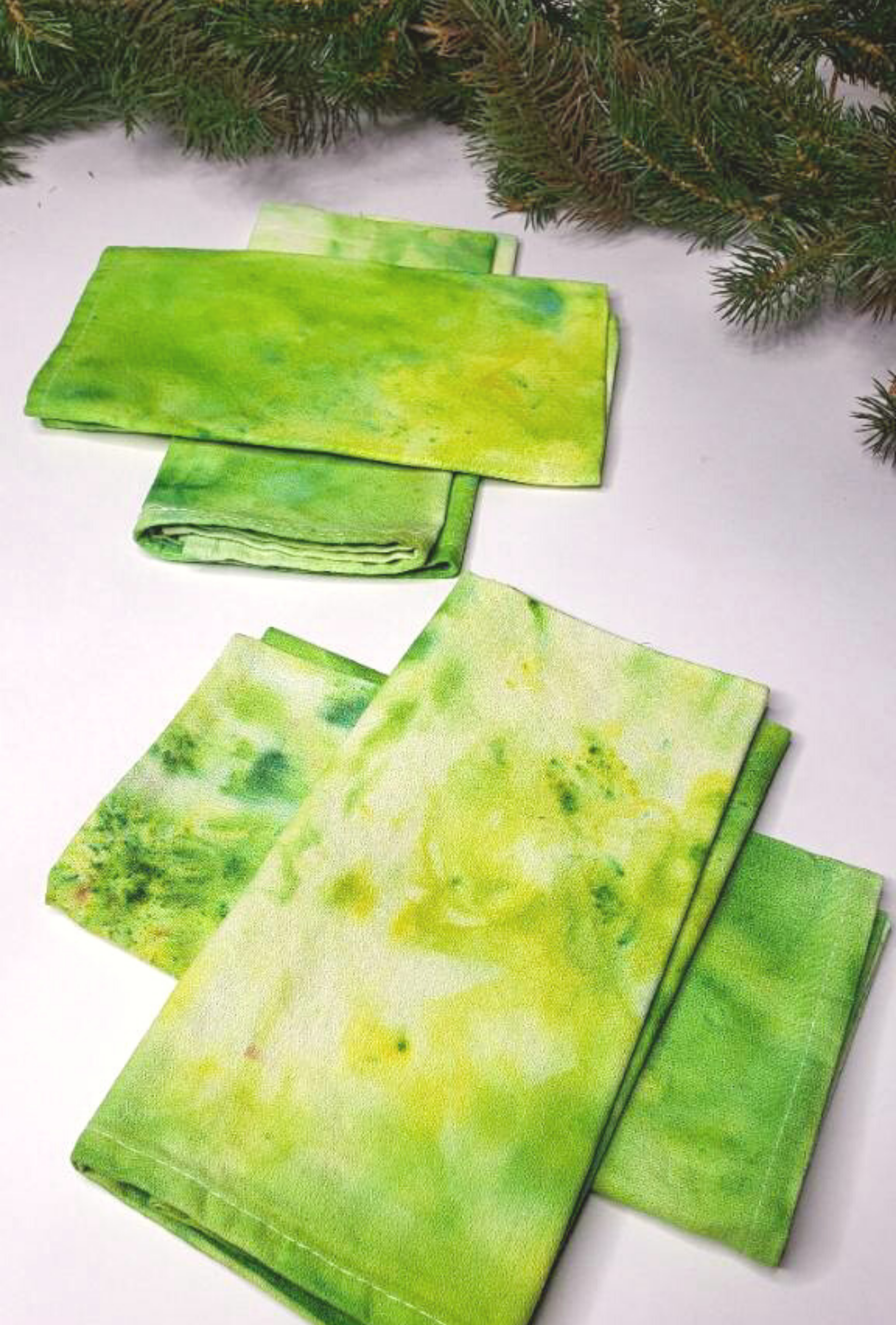 grinch green dinner napkin set