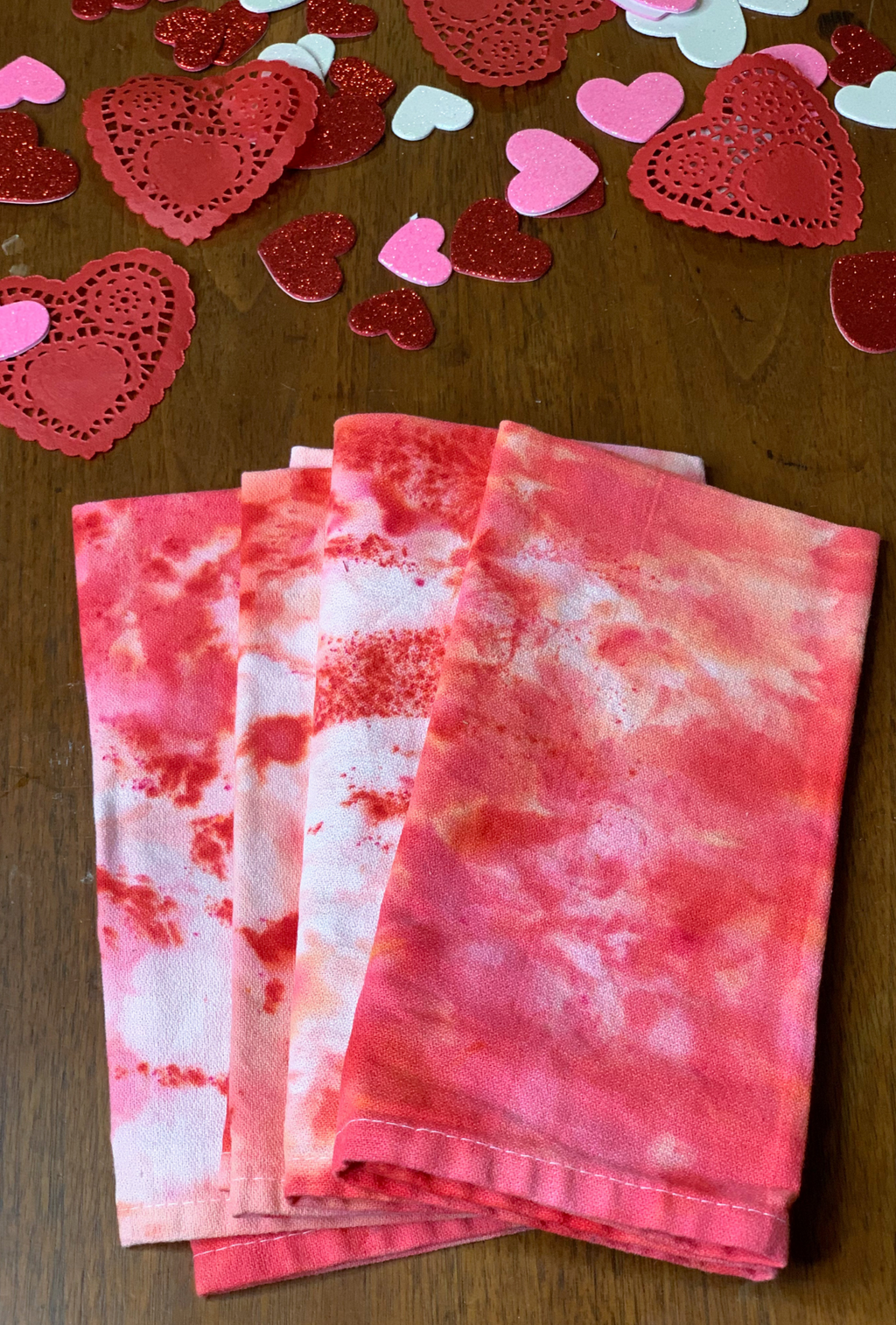 ruby dinner napkin