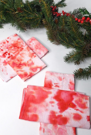 ruby dinner napkin
